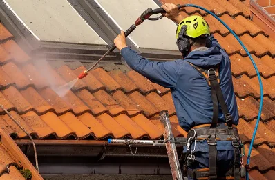 Démoussage et hydrofuge de toiture à Marnhagues-et-Latour